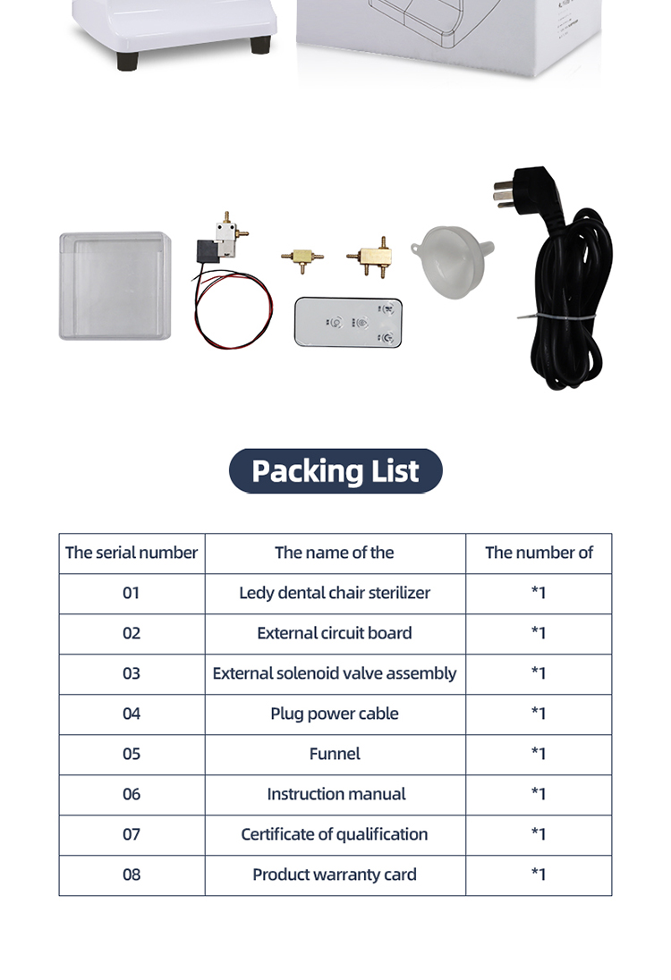 Complete New Design LD-XD-100 Automatic Dental Chair Disinfector Dental Unit Tubing Cleaning-TK Dental 19