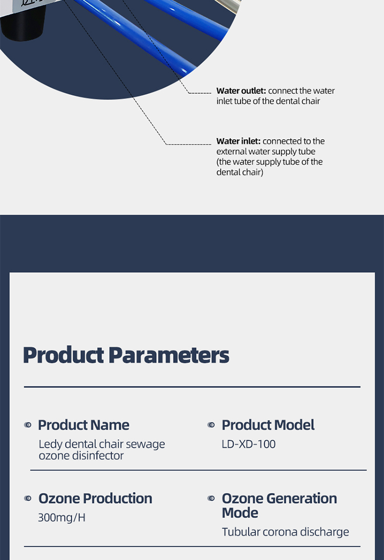 Complete New Design LD-XD-100 Automatic Dental Chair Disinfector Dental Unit Tubing Cleaning-TK Dental 16