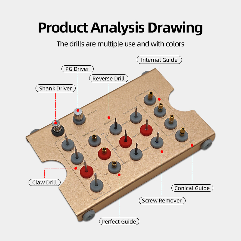 Best Dental Implant Screw Removal Kit Damaged Screw Extractor Set Supplier & manufacturers Company - TK Dental 9