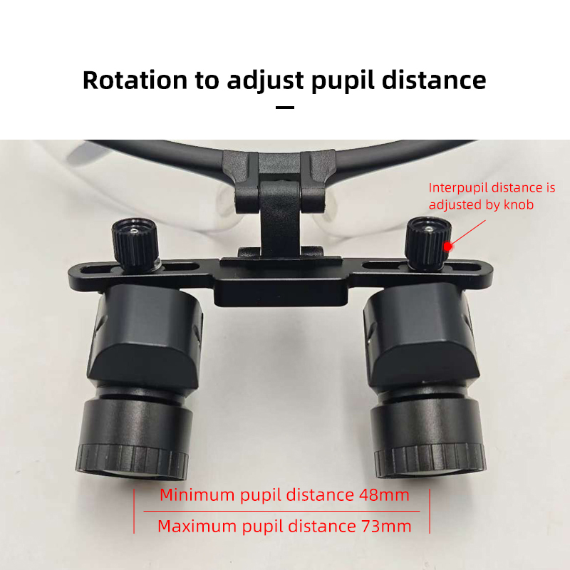 TKLP-028 Dental Loupes & Head LED Spotlight medical head mounted magnifying lens lamp, oral microsurgery glasses- TK 9