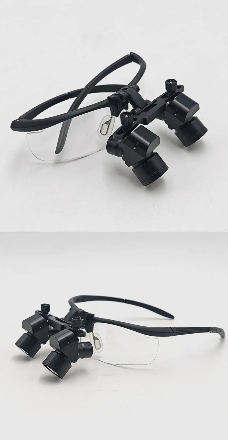 TKLP-028 Dental Loupes & Head LED Spotlight medical head mounted magnifying lens lamp, oral microsurgery glasses- TK 19