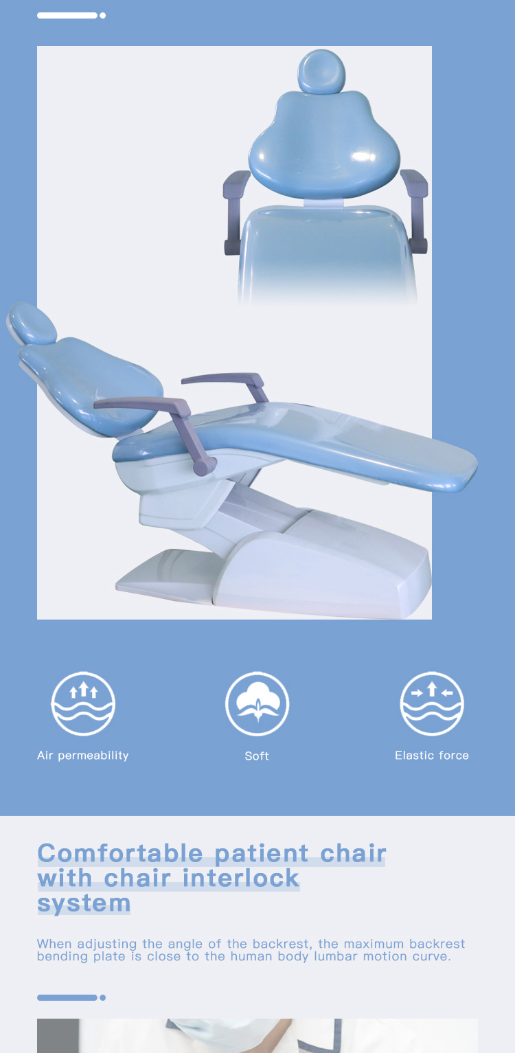 Hot Selling Competitive & Fashion Tuokang TK-801 Dental Unit Chair 3