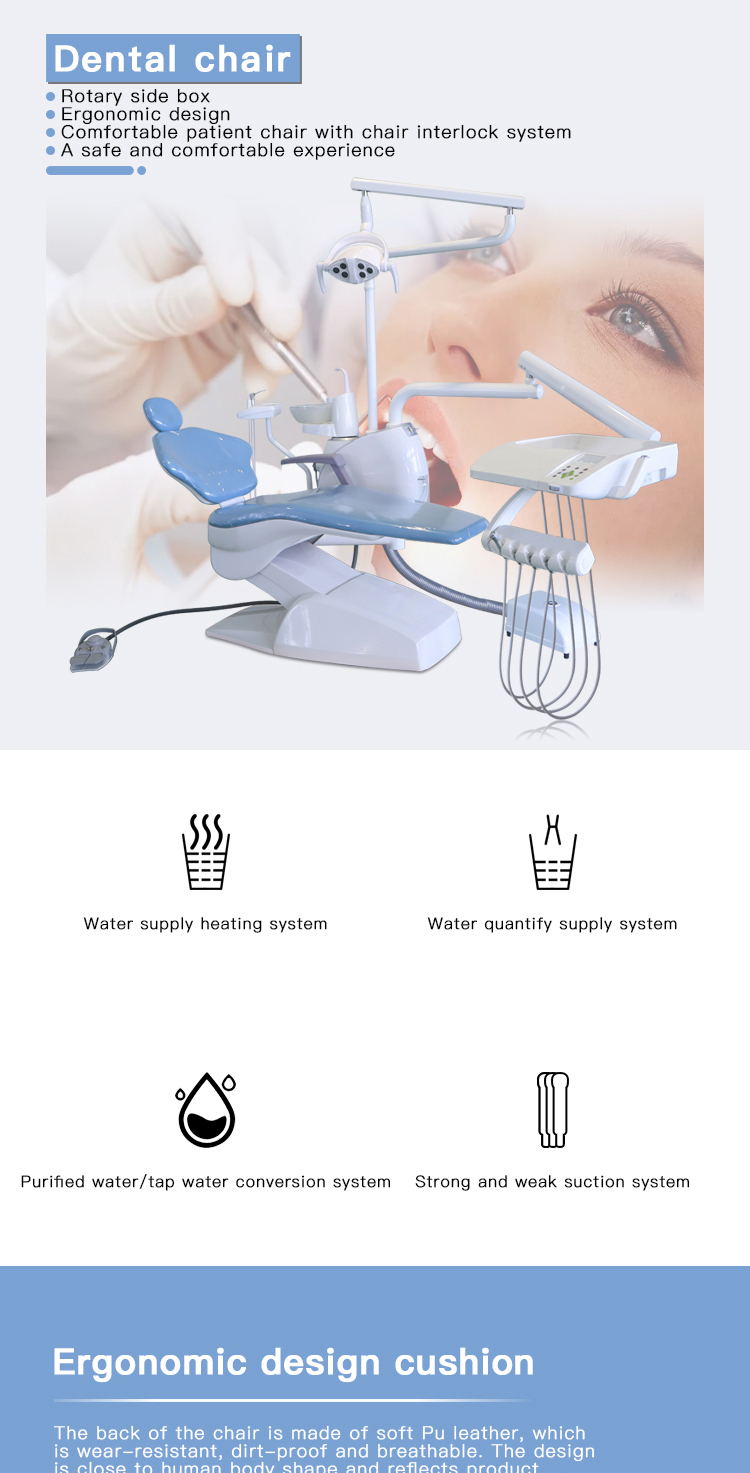 OEM/ODM Complete Dental Unit Chair Tuokang TK-802 Dental Chair 2