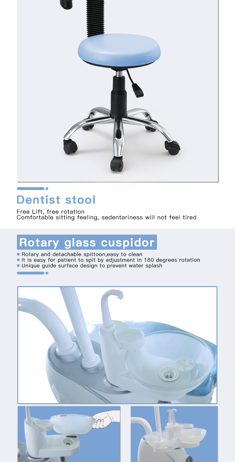 OEM/ODM Complete Dental Unit Chair Tuokang TK-802 Dental Chair 6
