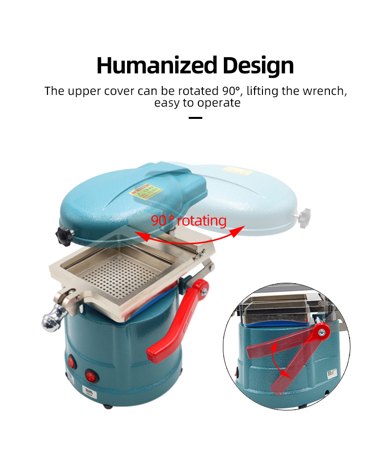 TKT-062 Dental Vacuum Forming Machine and Molding Machine Laminating Machine dental laboratory equipment Supplier-TK 8