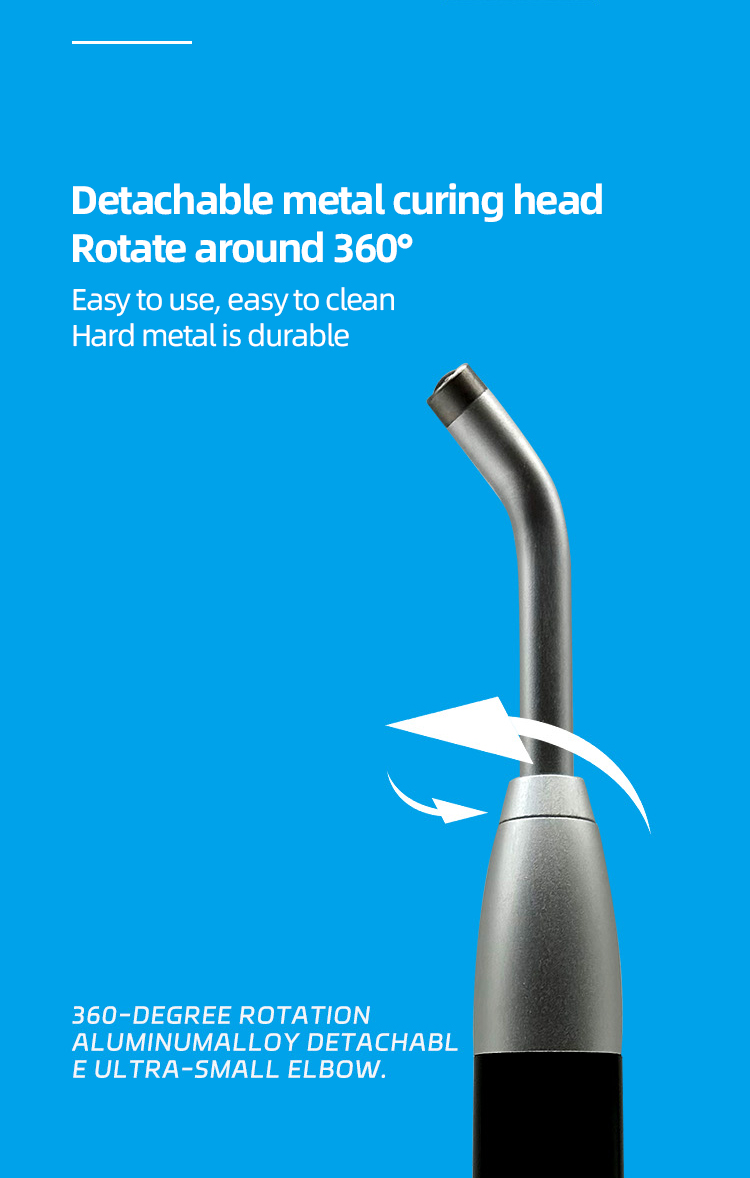 Best BG-150 Dental Wireless LED Curing Light Curable Resin Oral Hygiene Cordless Device  in China - Tuo Kang 12