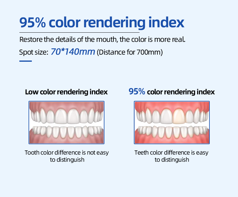 BF-45S New 8 LED Dental Lamp Oral Light For Chair Light Bicolor Adjustable Brightness Lamp With Touch Screen manufacture 10