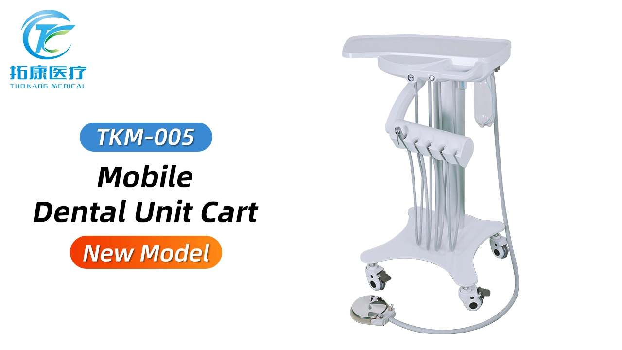 TKM-005（New Model）Mobile Treatment Portable Dentist Unit Cart Treatment Desk Dentist Dentistry Equipment-TK Dental 1