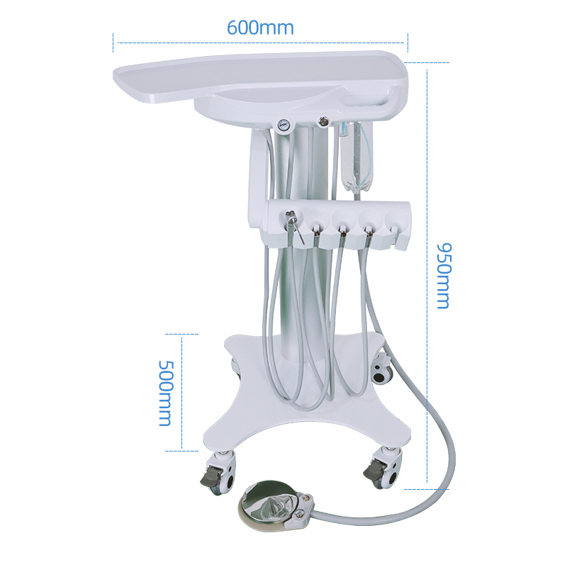 TKM-005(New Model)Mobile Treatment Portable Dentist Unit Cart Treatment Desk Dentist Dentistry Equipment-TK Dental 15