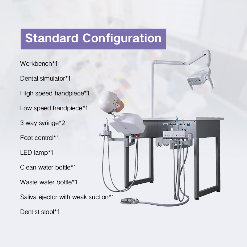 Professional Dental Bench Simulator Teaching Equipment Surgery Practice Simulation unit TKS-004 6