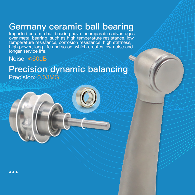 Modern Stainless Steel 316L Quick Coupling LED Dental High Speed Airotor Handpieces 5