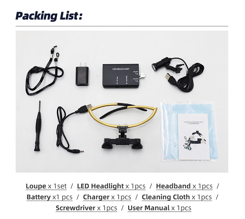 Best Foshan best selling TKLP-025 Dental Loupes & LED Spotlight Company - TK Dental 11