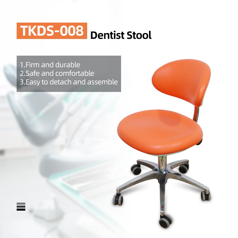 TKDS-008 Dentist Stool Economic Aluminum Dental Chair for Doctor -TK Dental 9