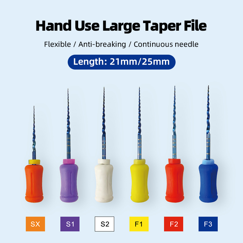 Dental hand used expansion needles, nickel titanium files, large taper root canal treatment file needles-TK dental 8