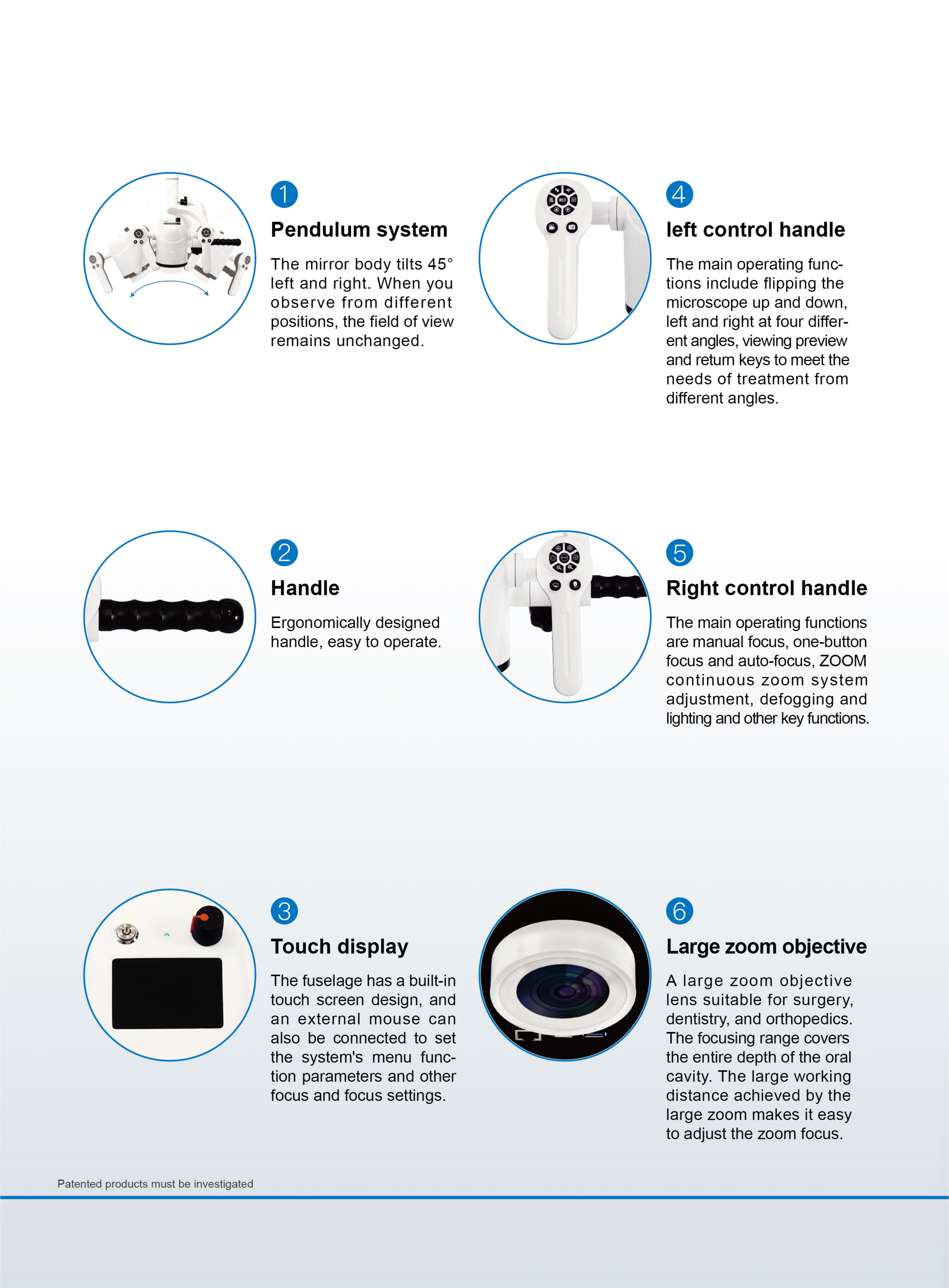 Best XM220 high-end version 28 magnification digital surgical microscope touch screen Company - Tuo Kang 10