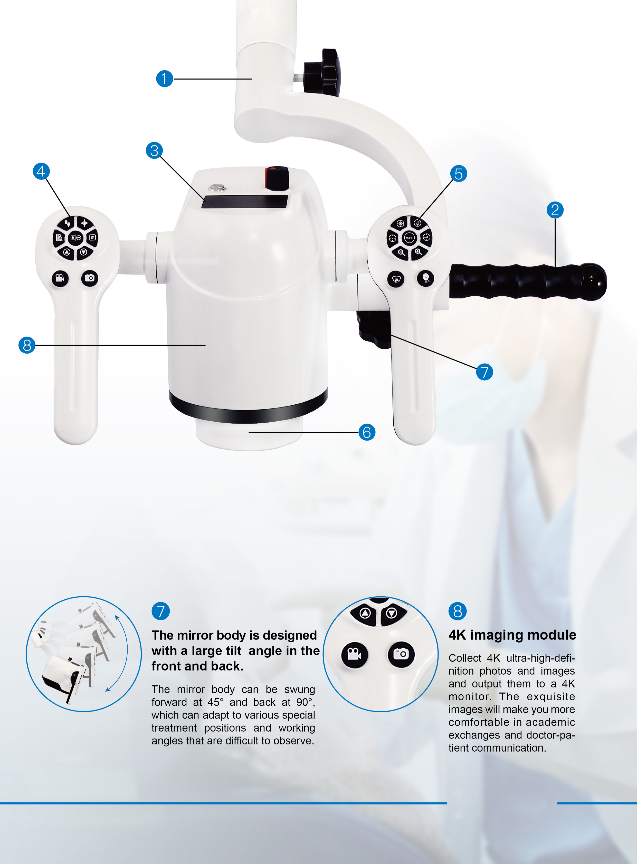 Best XM220 high-end version 28 magnification digital surgical microscope touch screen Company - Tuo Kang 11