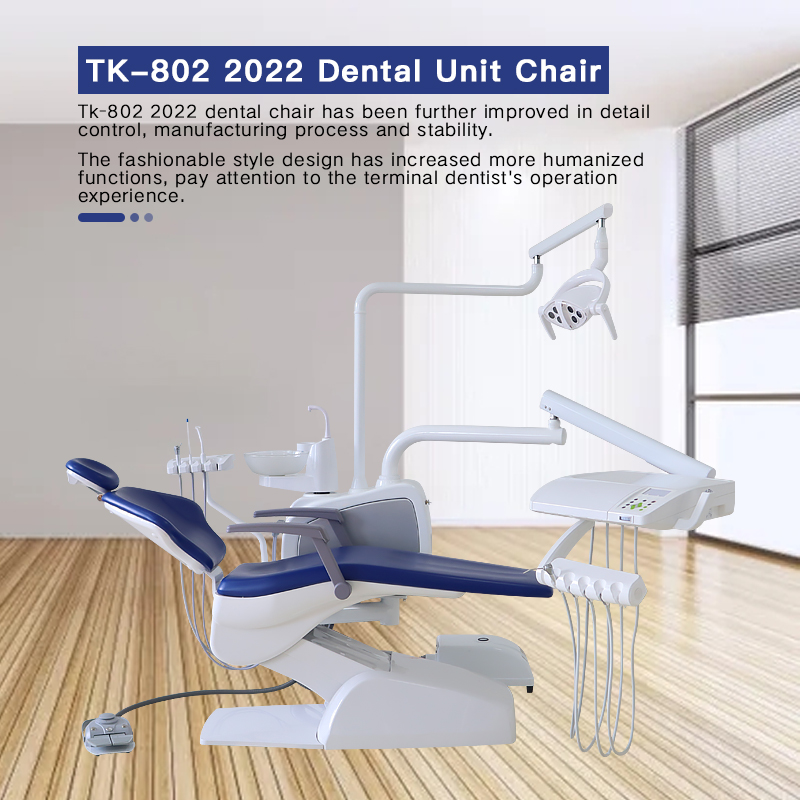 Tuo Kang New Model TK-802 2022 Dental Chair Unit Manufacturer 2