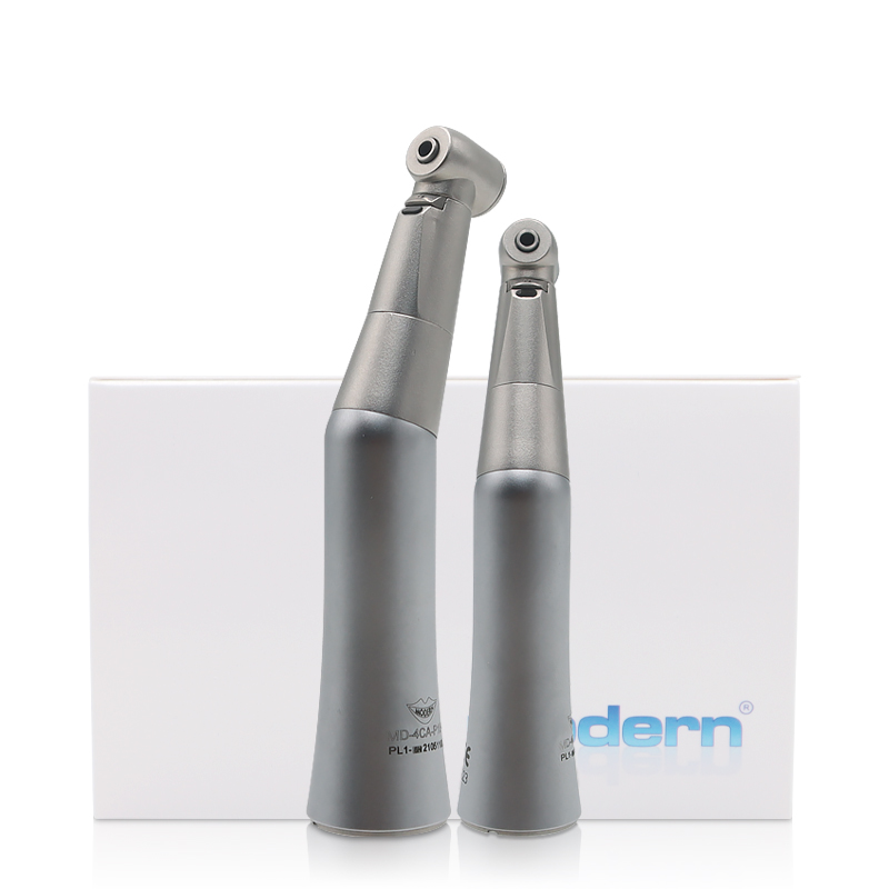 Modern 1:1 Fiber Optic Contra Angle Dental Low Speed Electric Handpiece With LED Push Button/ Push Latch Head 7