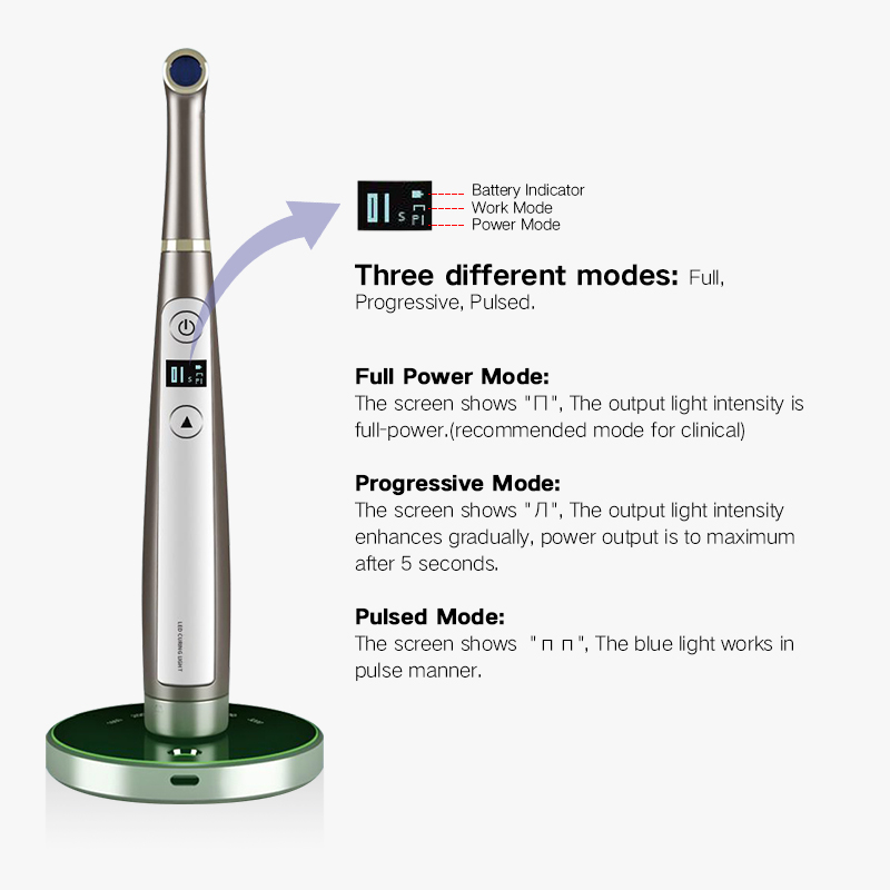 Dental Equipment TKV-005 Wide Spectrum LED Curing Resin Light LED Cure Machine 4