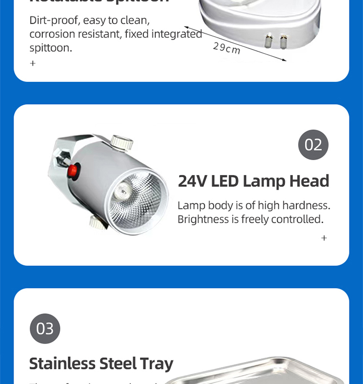 Complete Foldable Dental Chair with Air Compressor Portable Fold Dental Chair Folding-TK Dental 14