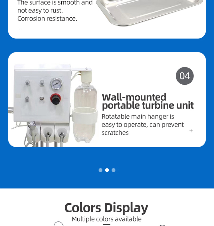 Complete Foldable Dental Chair with Air Compressor Portable Fold Dental Chair Folding-TK Dental 15