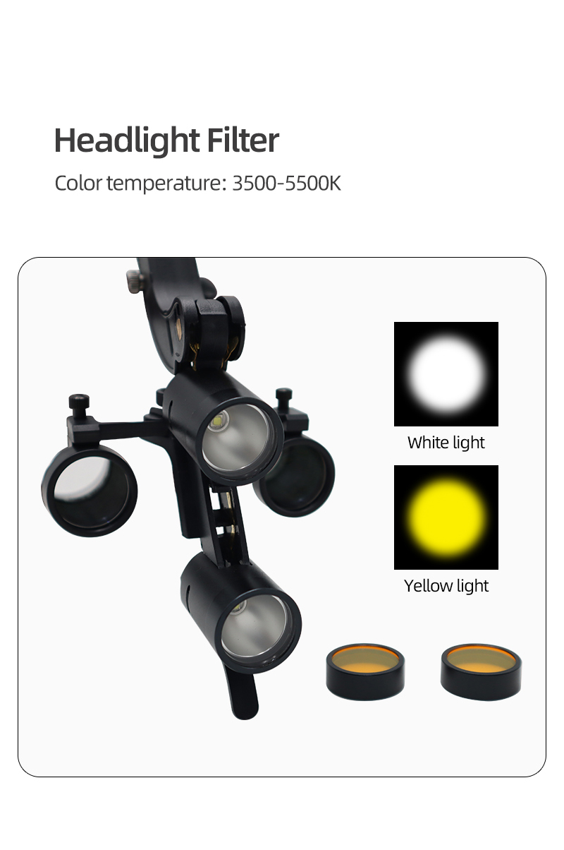 High quality dental oral headlights for medical surgery head mounted TKLP-026 Dental Loupes&LED Spotlight -TK Dental 11