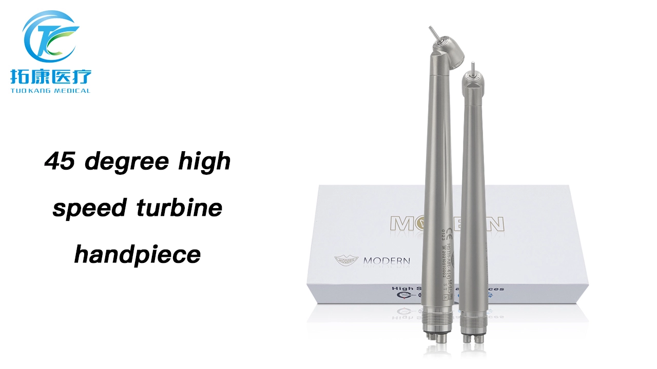 Modern Stainless Steel Material Dental High Speed Surgical Handpiece 45 Degree 1