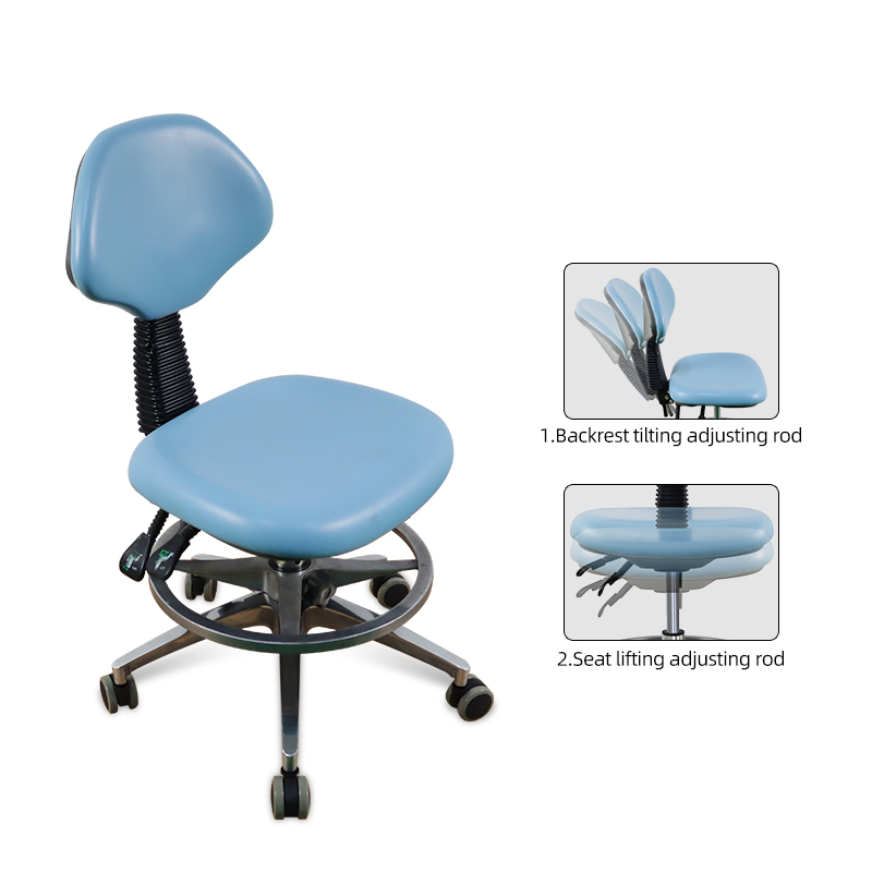 Dentist Stool Manufacturer Fashional Dental Rotation Doctor Chair TKDS-012-TK DENTAL 11