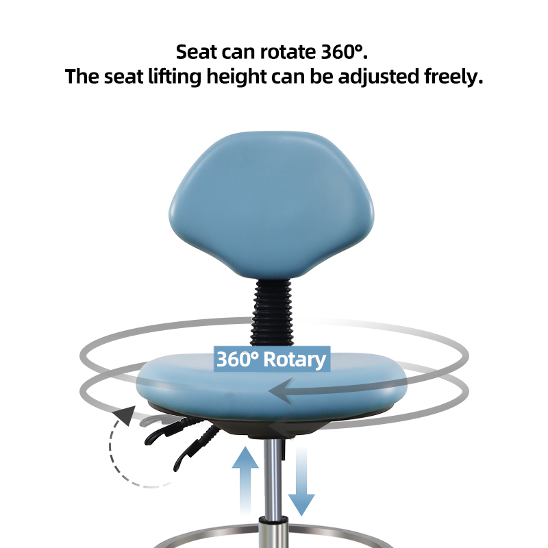 Dentist Stool Manufacturer Fashional Dental Rotation Doctor Chair TKDS-012-TK DENTAL 10