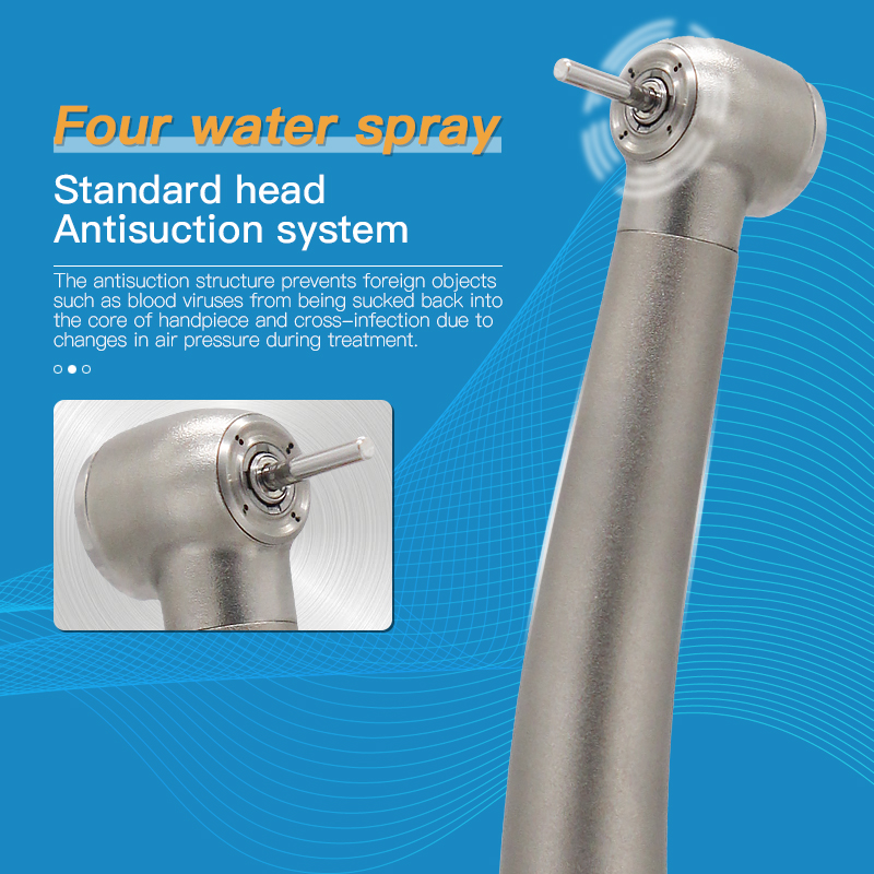 Pure Titanium Modern Dental Standard Torque Mini Head Surgical High Speed Handpiece 3
