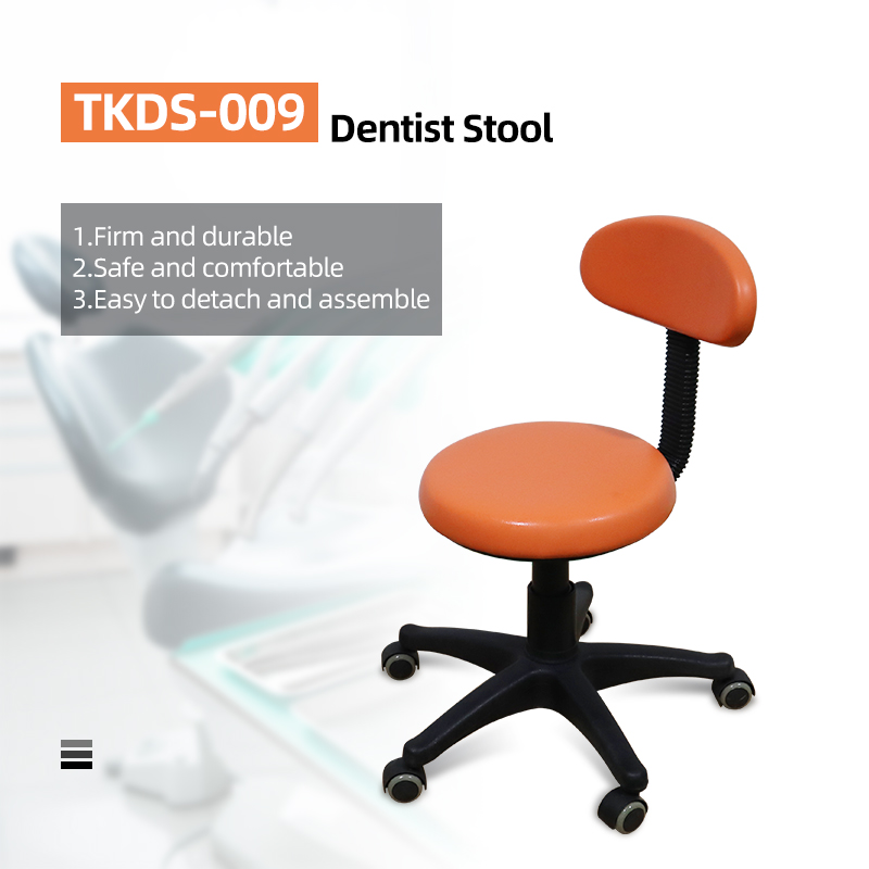 Dental High Quality Dentist Stool TKDS-009 Aluminum Rotation Doctor Chair -TK Dental 9