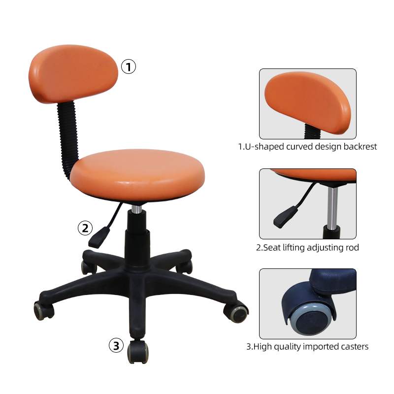 Dental High Quality Dentist Stool TKDS-009 Aluminum Rotation Doctor Chair -TK Dental 11