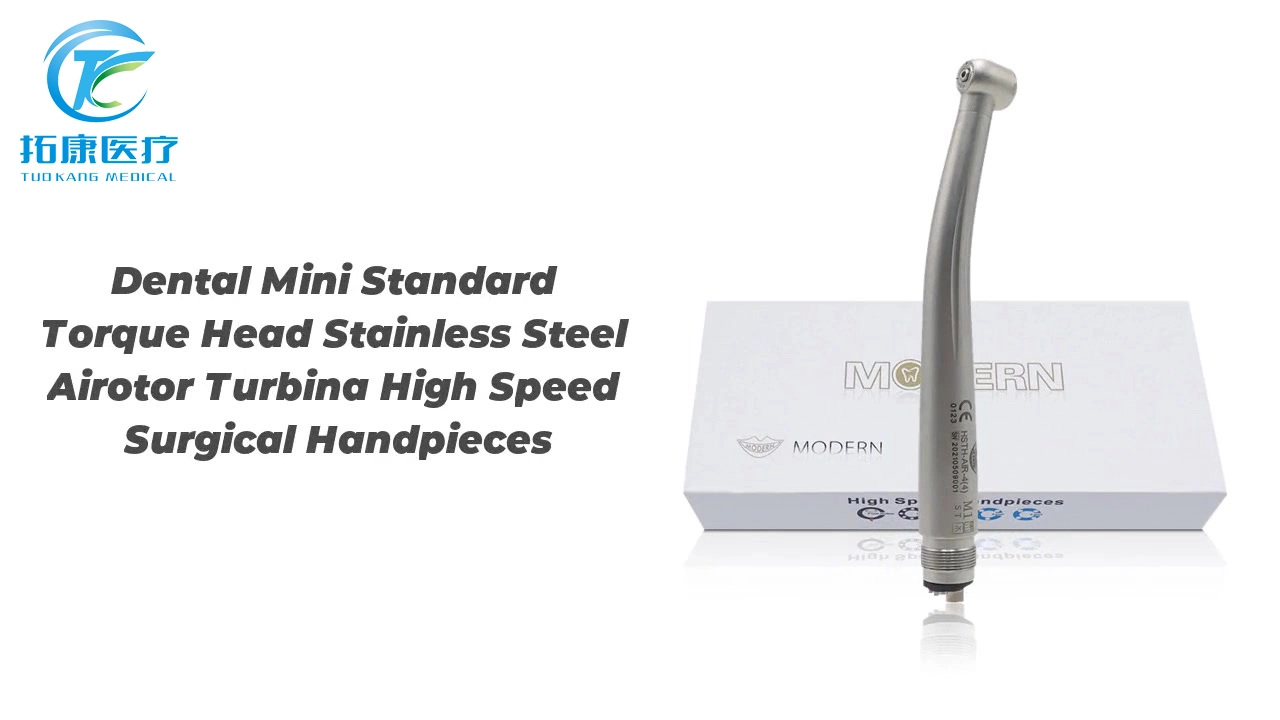 Dental Mini Standard Torque Head Stainless Steel Airotor Turbina High Speed Surgical Handpieces 1
