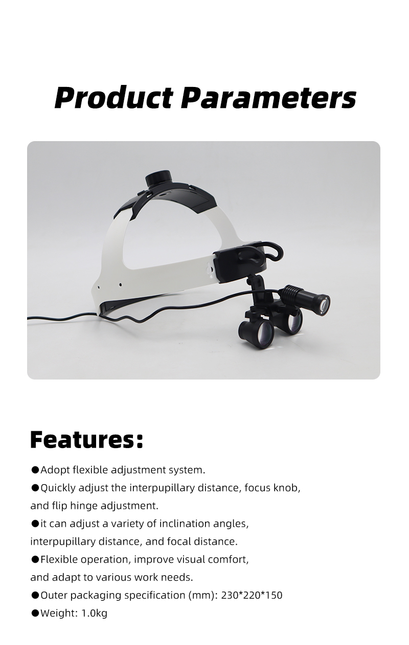 Wholesale Foshan Tuokang High Quality TKLP-024 Dental Loupes & LED Spotlight From China with good price - TK Dental 14