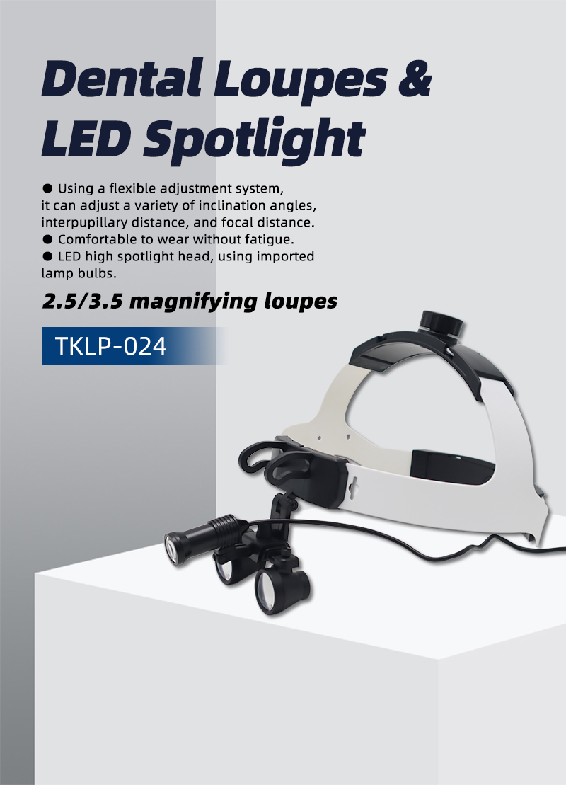 Wholesale Foshan Tuokang High Quality TKLP-024 Dental Loupes & LED Spotlight From China with good price - TK Dental 9