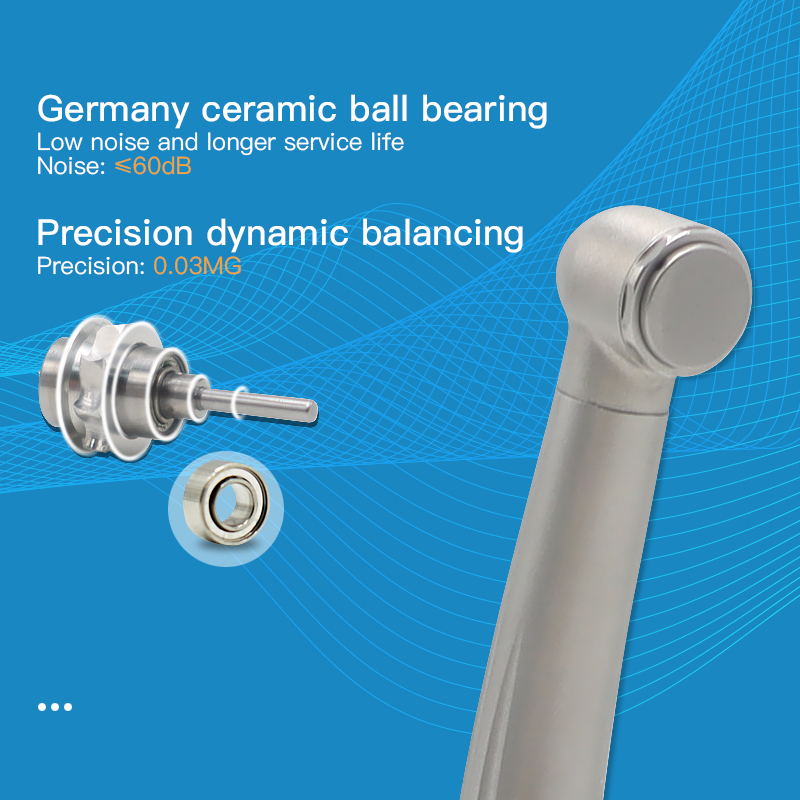 Dental Mini Standard Torque Head Stainless Steel Airotor Turbina High Speed Surgical Handpieces 5