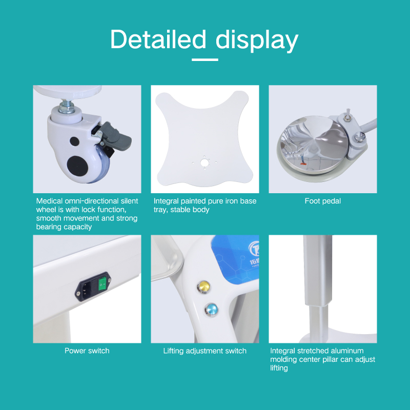 New Design Tuo Kang TKM-003 Lifting Model Dental Mobile Trolley Portable Dental Unit Cart 4