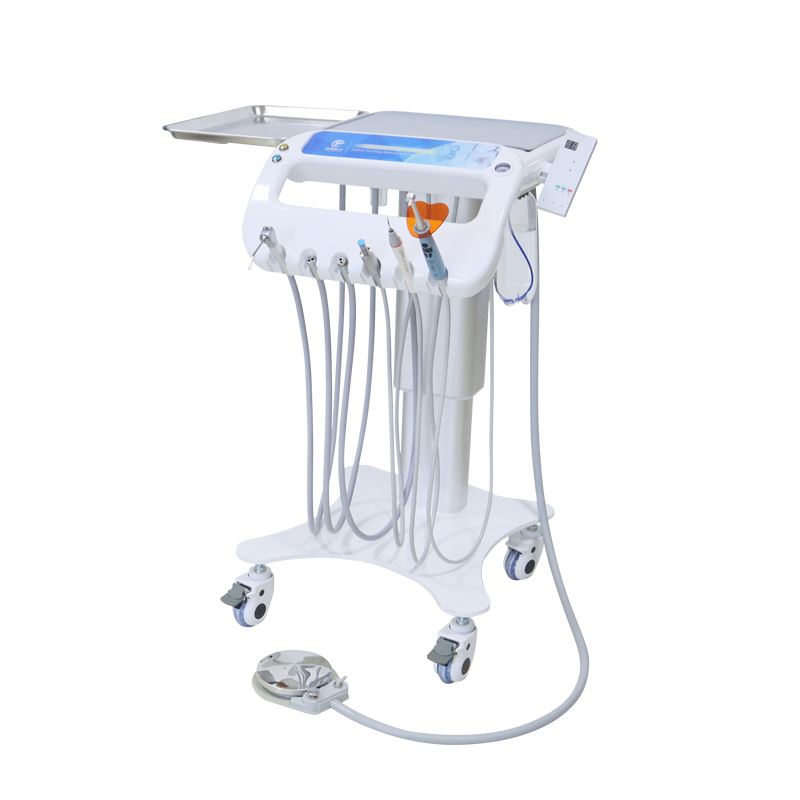 New Design Tuo Kang TKM-003 Lifting Model Dental Mobile Trolley Portable Dental Unit Cart 2