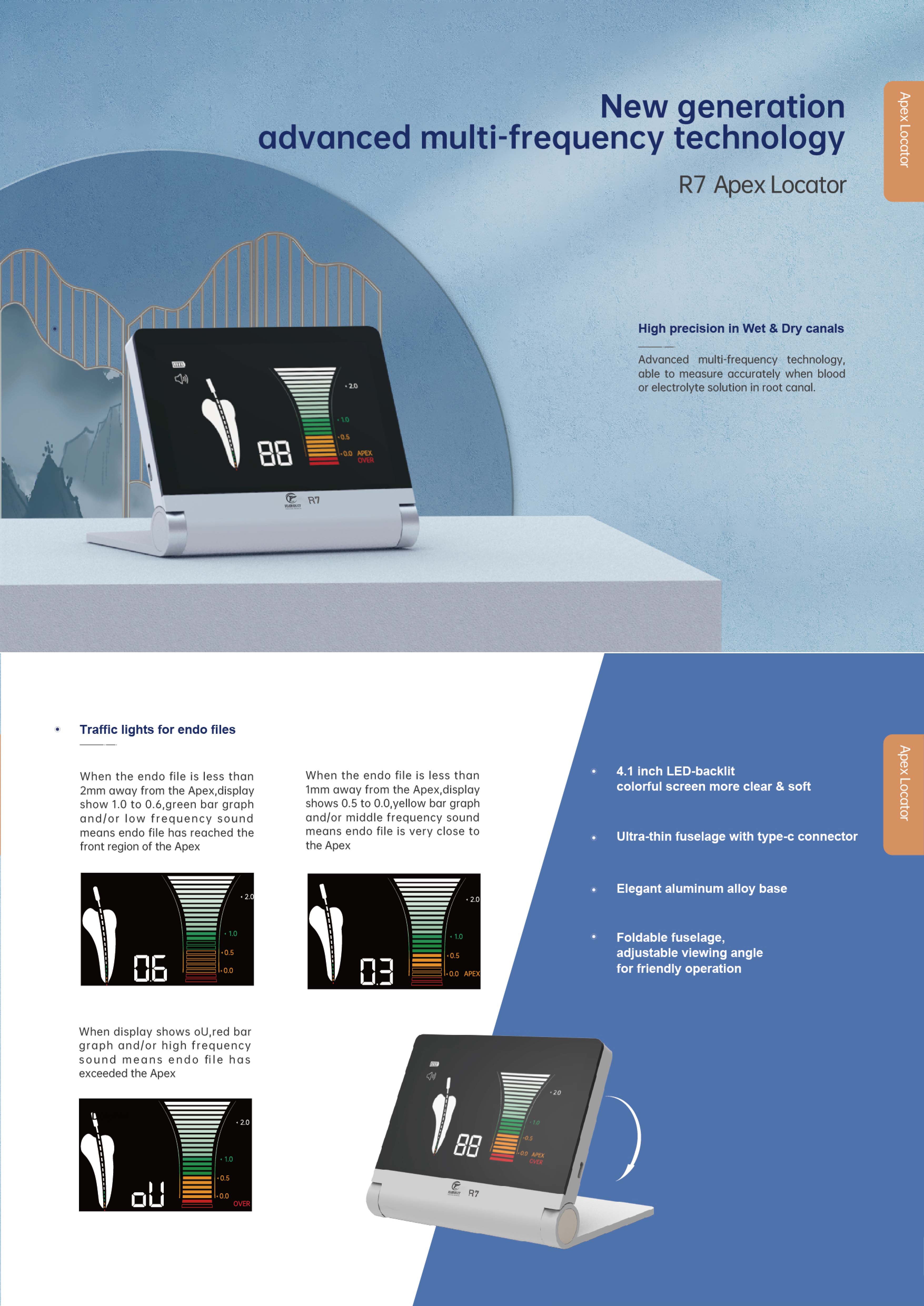 Best new generation foldable R7 apex locator Supplier 3