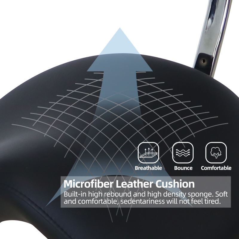 TKDS-004 Tuo Kang Ergonomically Designed Saddle Shaped Cushion Dentist Stool Manufacturer 5