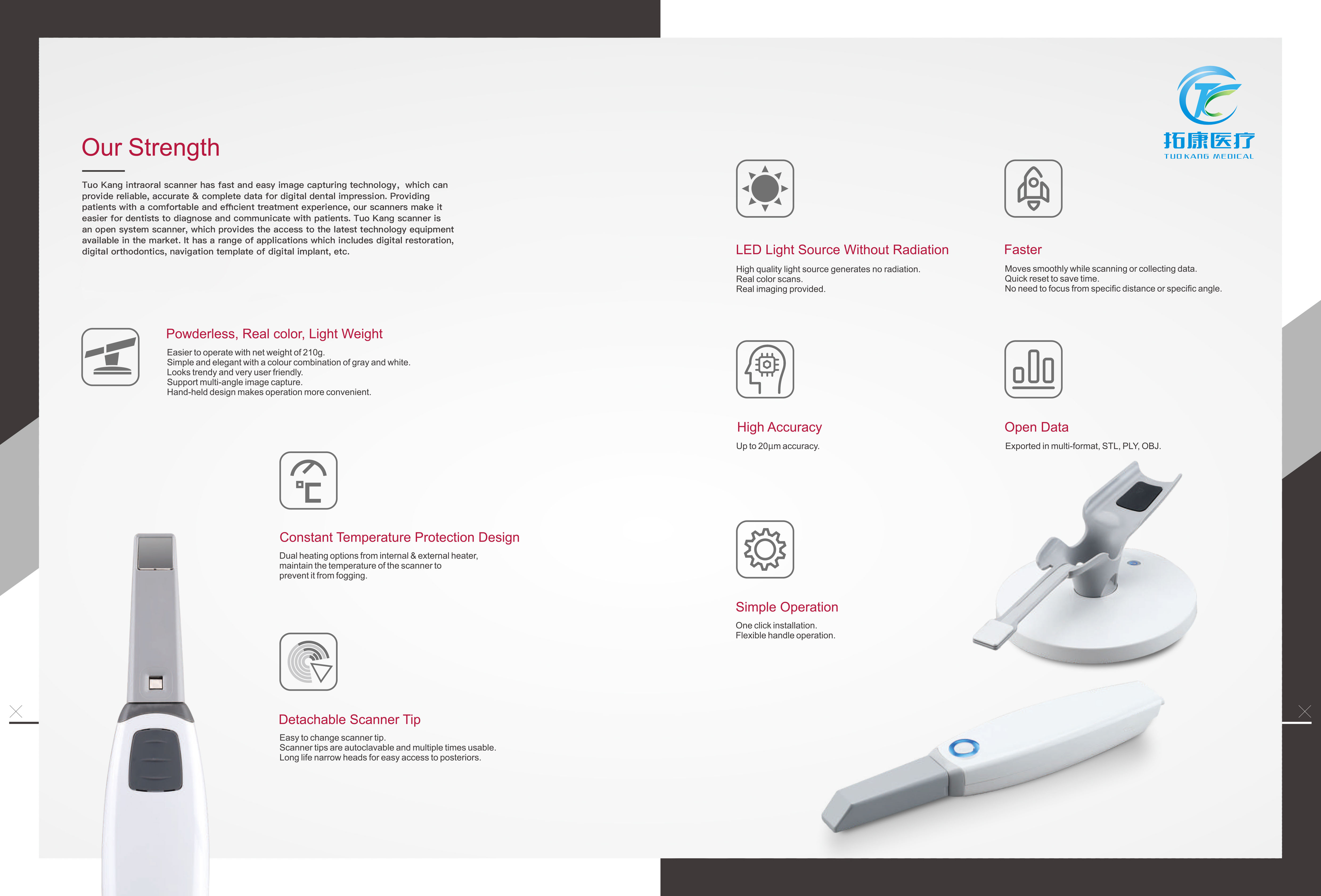 New Digital Dental Technology Tuo Kang Intraoral Scanner Manufacturer 4