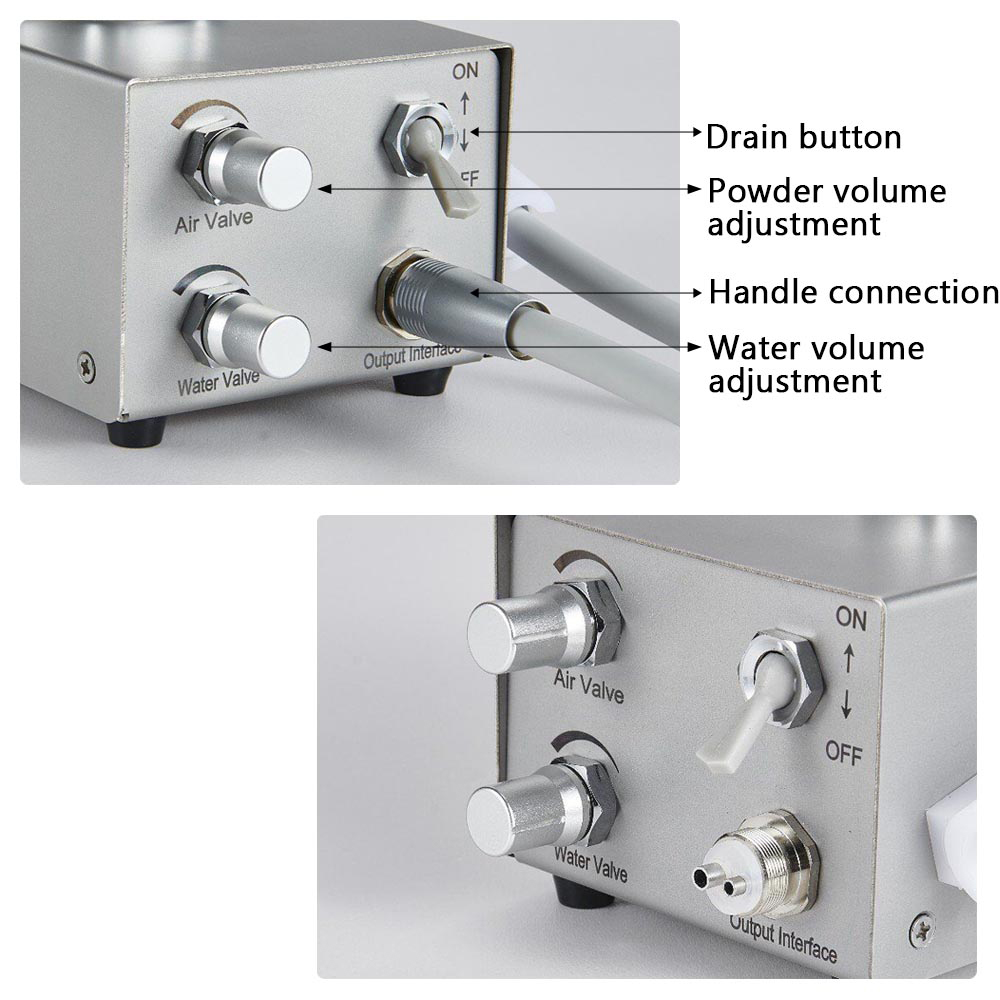 Desk type dental sandblaster air polisher dental sandblasting machine air prophy for teeth cleaning-TK Dental 7