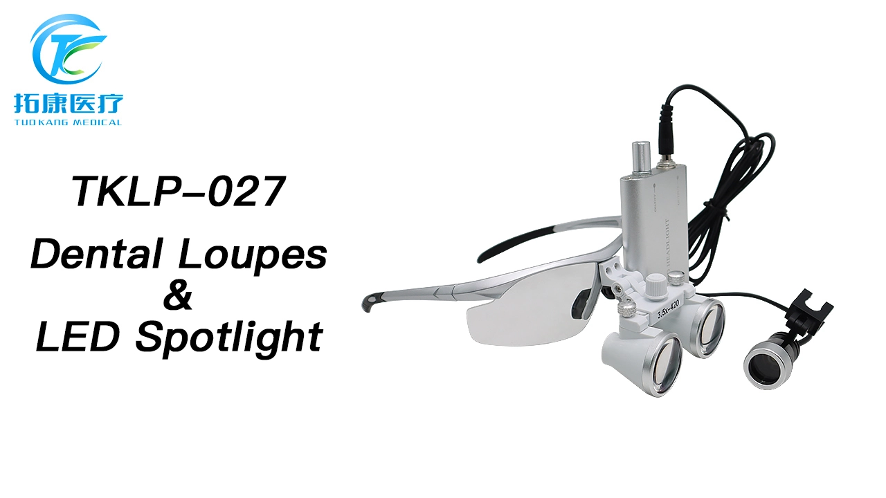 Hot Sales TKLP-027 Dental Loupes&amp;LED Spotlight Magnifier 2.5X, 3.5X available for myopia-TK dental 1