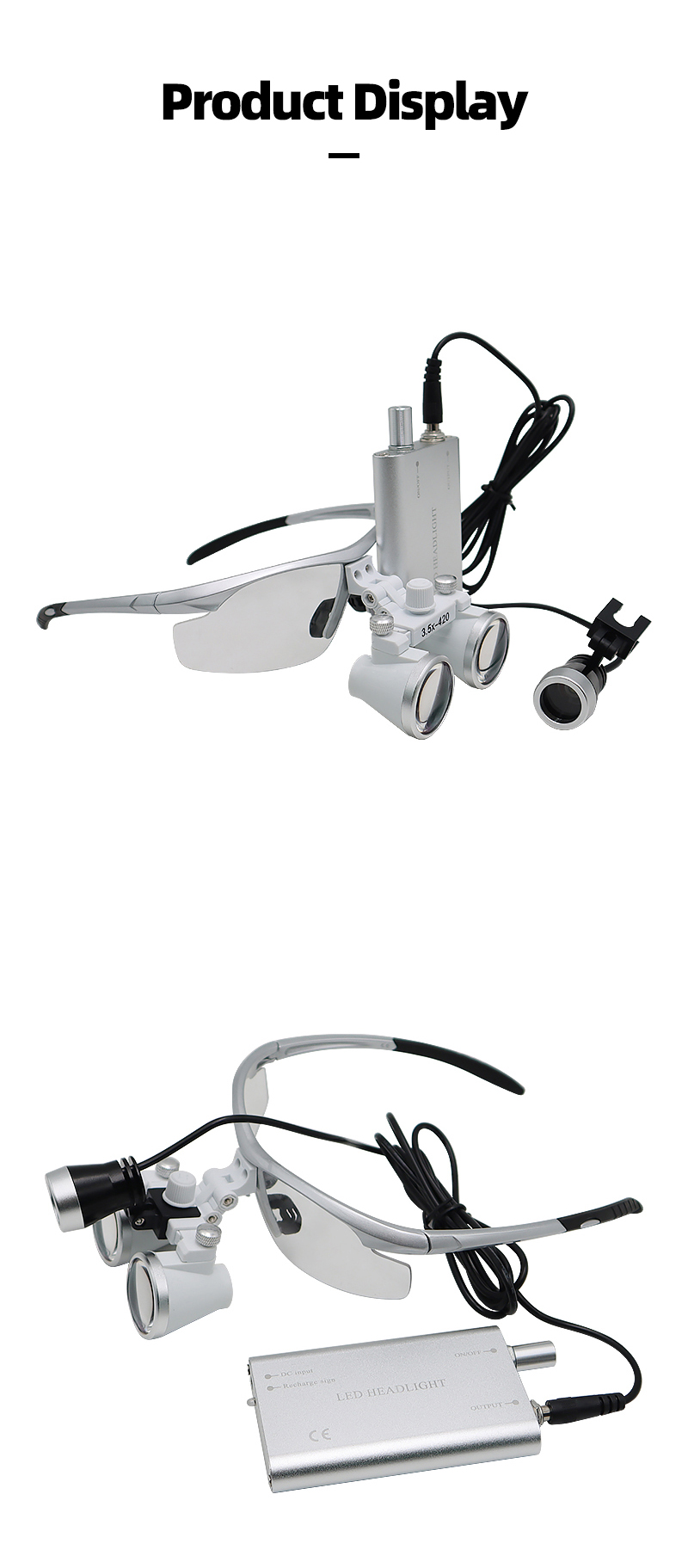 Hot Sales TKLP-027 Dental Loupes&LED Spotlight Magnifier 2.5X, 3.5X available for myopia-TK dental 11