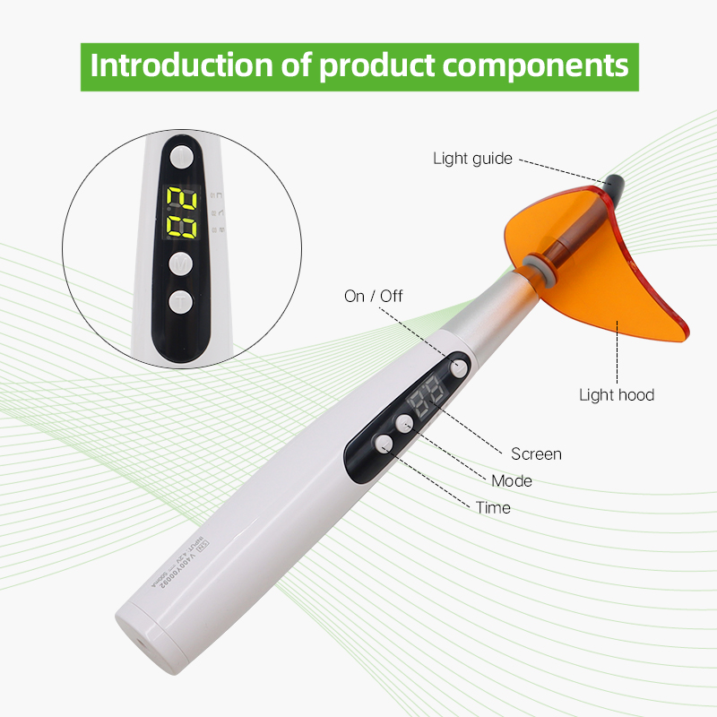 UV Resin Light Cure Wrieless Dental LED Curing Light Machine-TK Dental 6