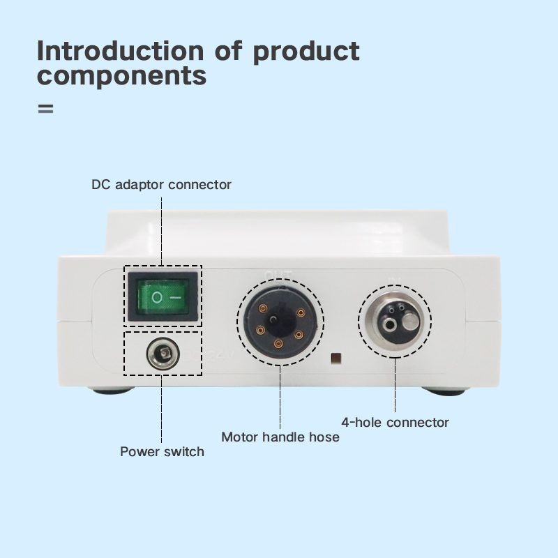 Dental Equipment Manufacturer TKE-001 Dental Electric Motor Using in Dental Lab/ Clinic 6