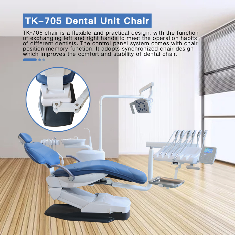Best Tuo Kang TK-705 Dental Uint Chair With The Function of Exchanging Left and Right Hands Factory Price - 2