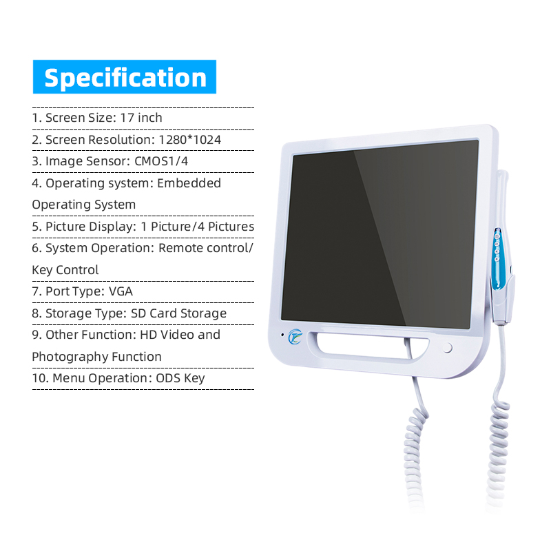 TKIC-004 Dental equipment intraoral camera dental 17 inch touch screen-TK Dnetal 6