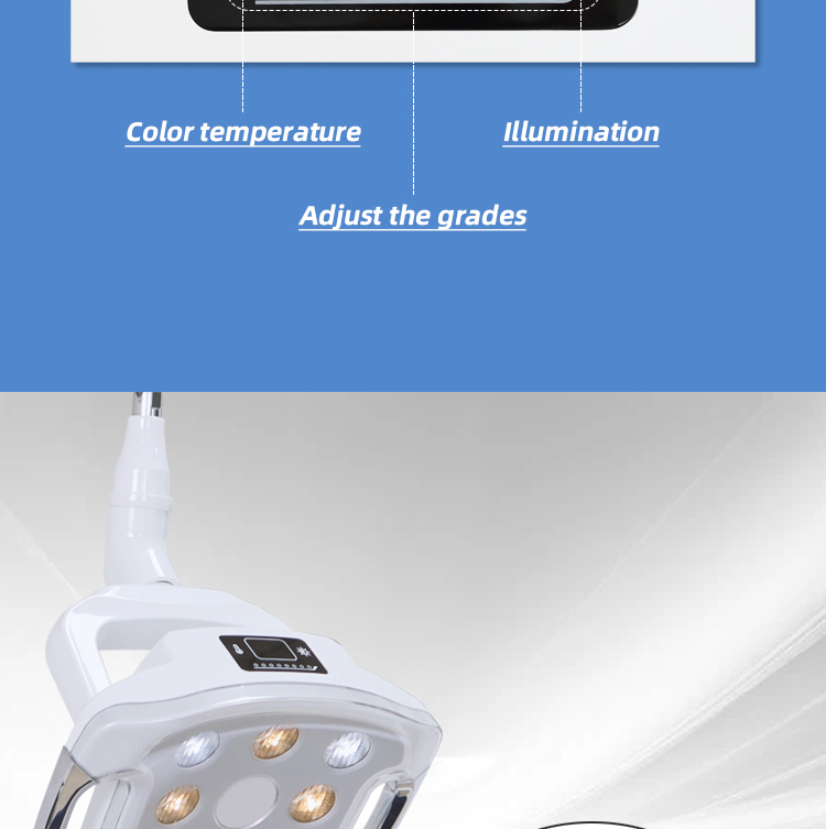 TKDL-029 Aluminum Handle 8 Bulbs LED Dental Light China Manfacturer 7