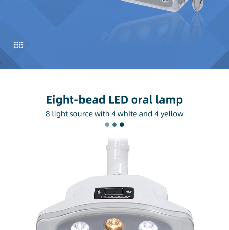 TKDL-029 Aluminum Handle 8 Bulbs LED Dental Light China Manfacturer 3
